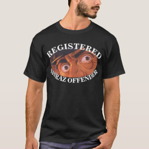 REGISTERAD FW FV HG SHIRAZ LAGÖVERTRÄDARE NAPA SON T SHIRT