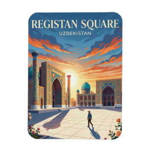Registonplatsen Uzbekistan Magnet