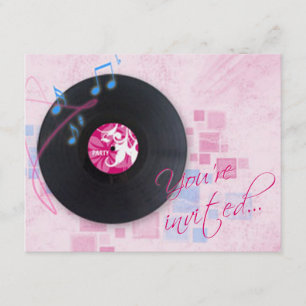 Registrera album på inbjudan till Rosa Dance Party