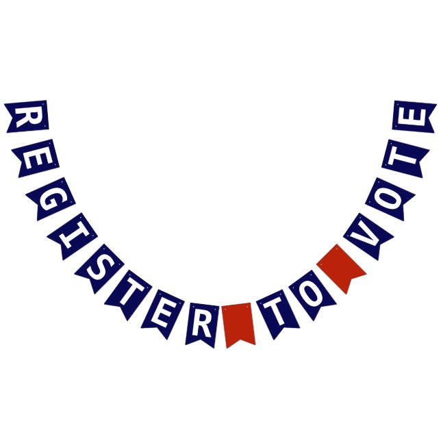 Registrera dig för Röda vita och blå patriotiska Vimplar (Alla)