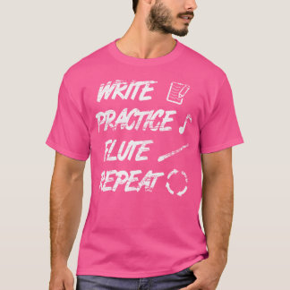 Registrera Flute-citattecken T Shirt