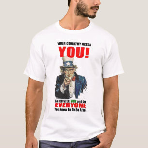 Registrera för att rösta, 2008 tee