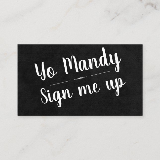 Registrera mig visitkort (Framsida)