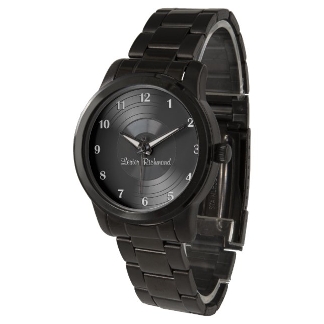 Registrera tolv tolvnummer för albumPersonlig Armbandsur (Vinklad)