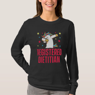 Registrerad dietist RD Enhörning Nutritionist RDN T Shirt