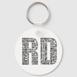 Registrerad dietitisk RD Nyckelring