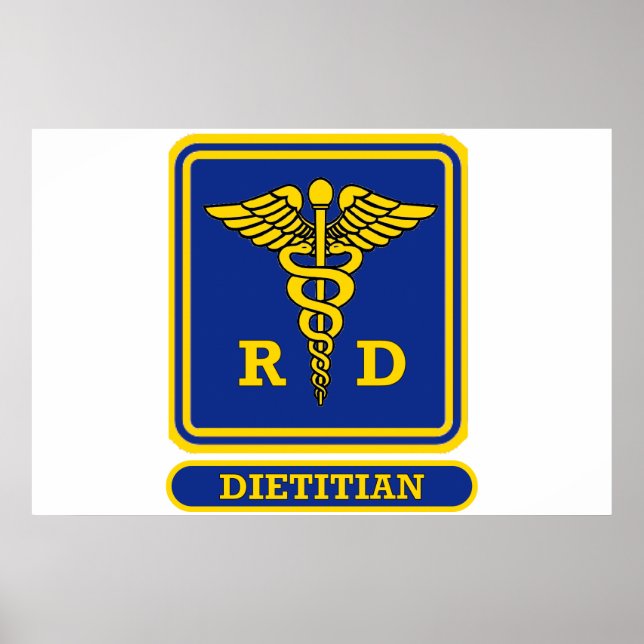 Registrerad dietitist poster (Framsidan)