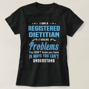 Registrerad dietitist t shirt
