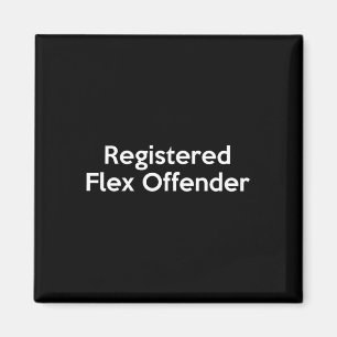 Registrerad Flex Offender-workout för BodyBuilder Magnet
