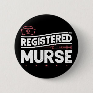 Registrerad Murse Funny Murse Male Nurse Man Knapp
