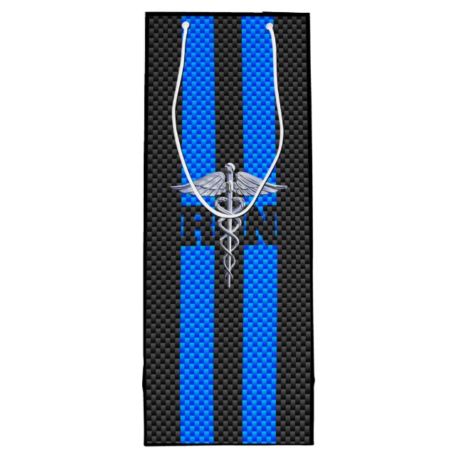 Registrerad Nurse RN Silver Caduceus (Baksidan)