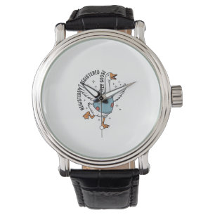Registrerad Silly Goose Vintage Vector T-Shirt Des Armbandsur