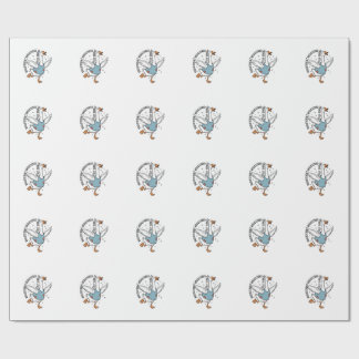 Registrerad Silly Goose Vintage Vector T-Shirt Des Presentpapper