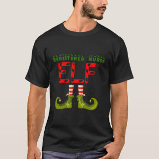 Registrerad sjuksköterska Elf Group Matching Famil T Shirt
