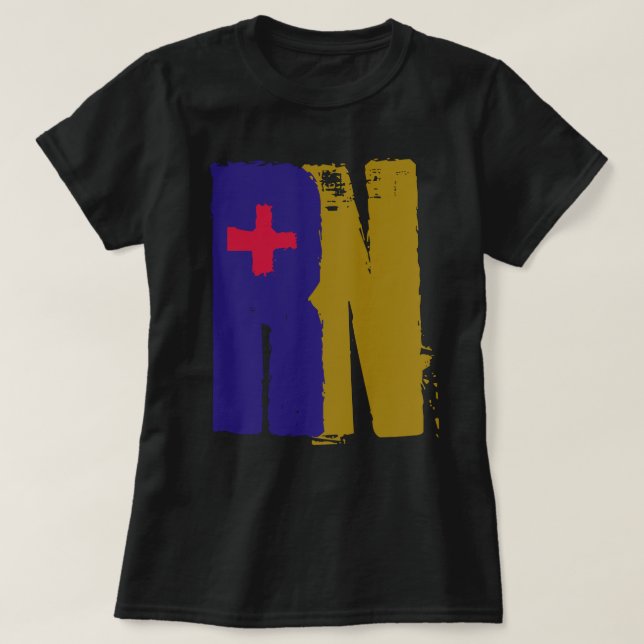 Registrerad sjuksköterska purpleRedCross T-Shirt (Design framsida)