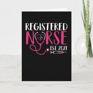 Registrerad sjuksköterska sedan 2021 Cna Day Stude Kort