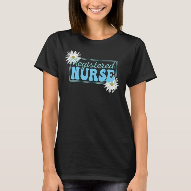 Registrerad sjuksköterska, sjuksköterska t shirt (Framsida)