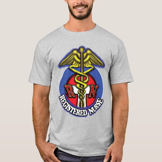 Registrerad sjuksköterska t shirt (Framsida)