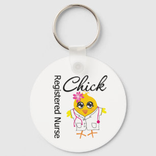 Registrerad sjuksköterskeChick v2 Nyckelring