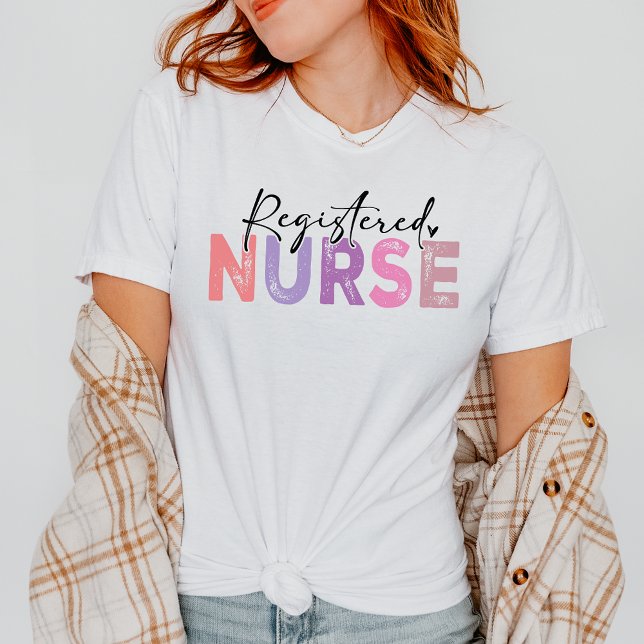 Registrerad sjuksköterskedop Rosa Lila Gift för sj T Shirt (Skapare uppladdad)