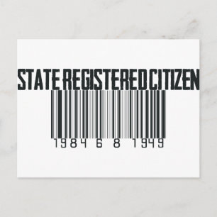 Registrerad stat vykort