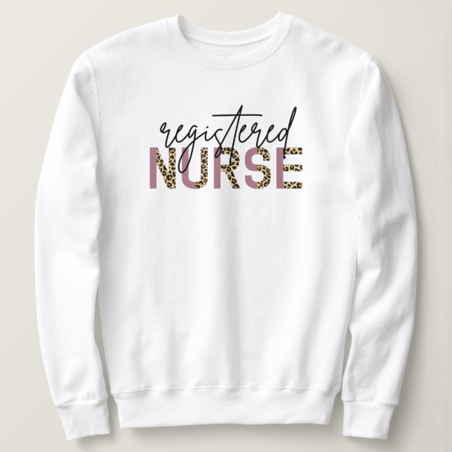 Registrerad uppskattning av sjuksköterska RN Cheet T Shirt (Design framsida)