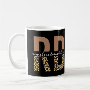 Registrerade Dietitian Cheetah skriver ut RD Gifts Kaffemugg