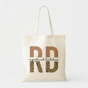 Registrerade Dietitian Cheetah skriver ut RD Gifts Tygkasse