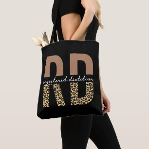Registrerade Dietitian Cheetah skriver ut RD Gifts Tygkasse