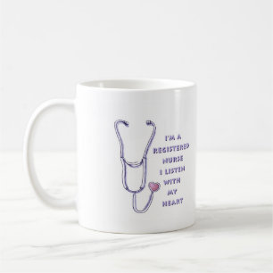 Registrerat sjukhjärt kaffemugg