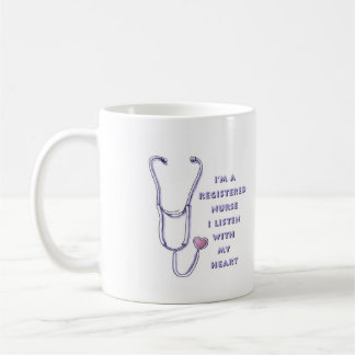 Registrerat sjukhjärt kaffemugg