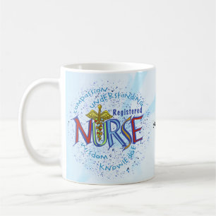 Registrerat sjuksköterska Motto Kaffemugg