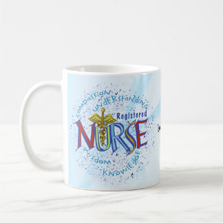 Registrerat sjuksköterska Motto Kaffemugg