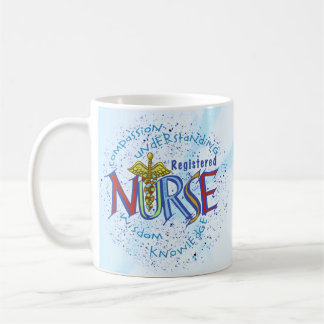 Registrerat sjuksköterska Motto Kaffemugg
