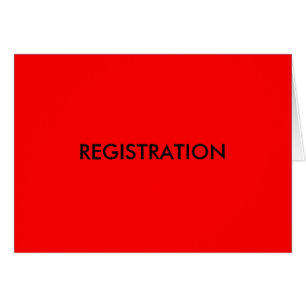 REGISTRERING HÄLSNINGSKORT
