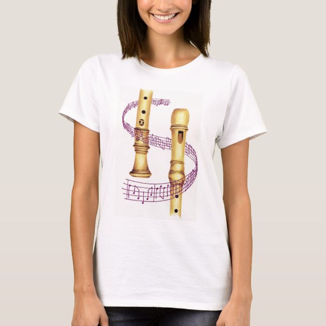 Registreringsapparat och musik tee shirt (Framsida)