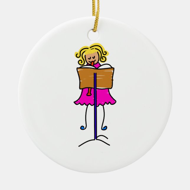 Registreringsapparatunge Julgransprydnad Keramik (Framsidan)