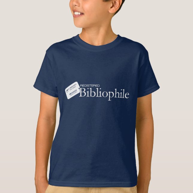 Registreringsbibliofil T Shirt (Framsida)