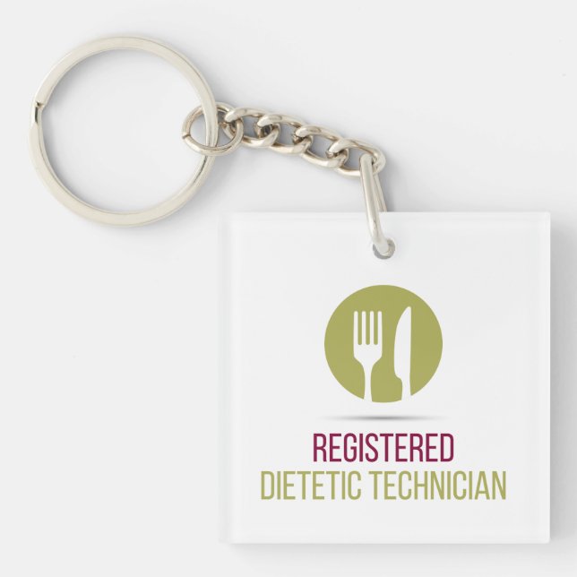 RegistreringsDietetic teknikerakrylkeychain (Framsidan)