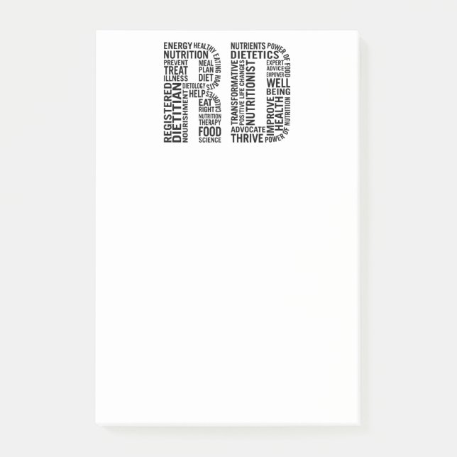 RegistreringsDietitian RD Post-it Block (Framsida)