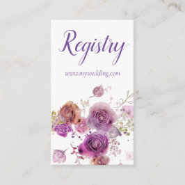 Registreringsenheten Bröllop för den Blommigten Tilläggskort