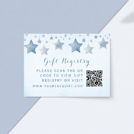Registreringskod för QR-kod för Starry Blue Baby S Tilläggskort