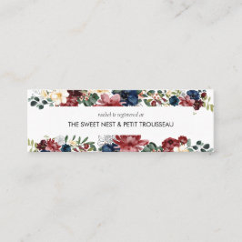 Registreringskort för Burgundy-flottregistret | Mi Mini Visitkort