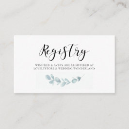 Registreringskort för grå bröllop-färg tilläggskort