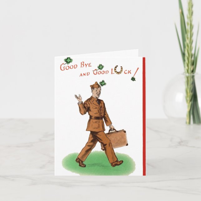 Registreringskort för militära Grattisar Kort (Framsida)