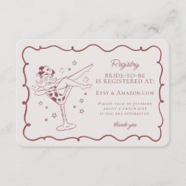 Registreringsnummer för burgundy Cocktails och Cow Tilläggskort