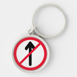 Registreringsnummer | Premium Keychain Rund Silverfärgad Nyckelring