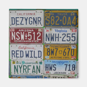 Registreringsskyltälskaremagnet Magnet