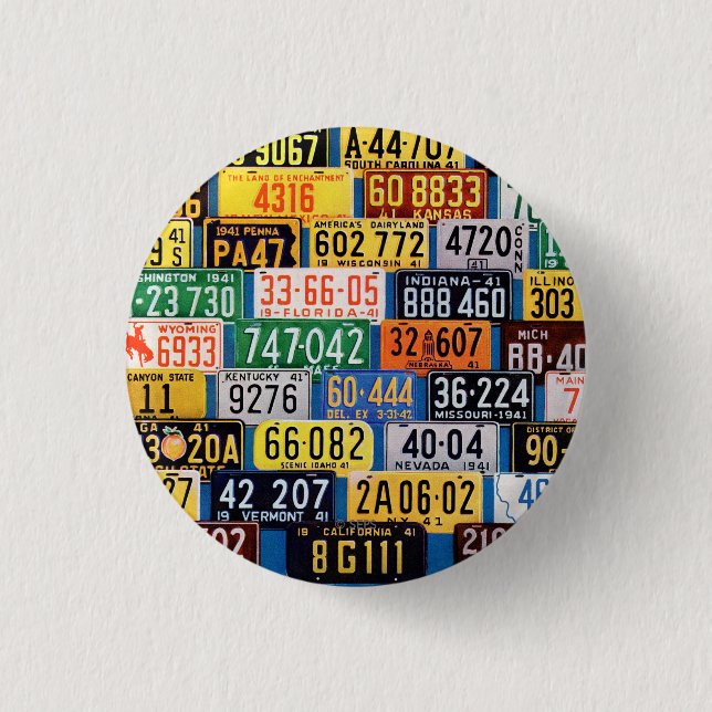 Registreringsskyltar av H. Wilson Smed Knapp (Framsida)