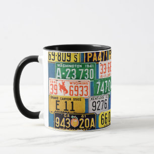 Registreringsskyltar av H. Wilson Smed Mugg